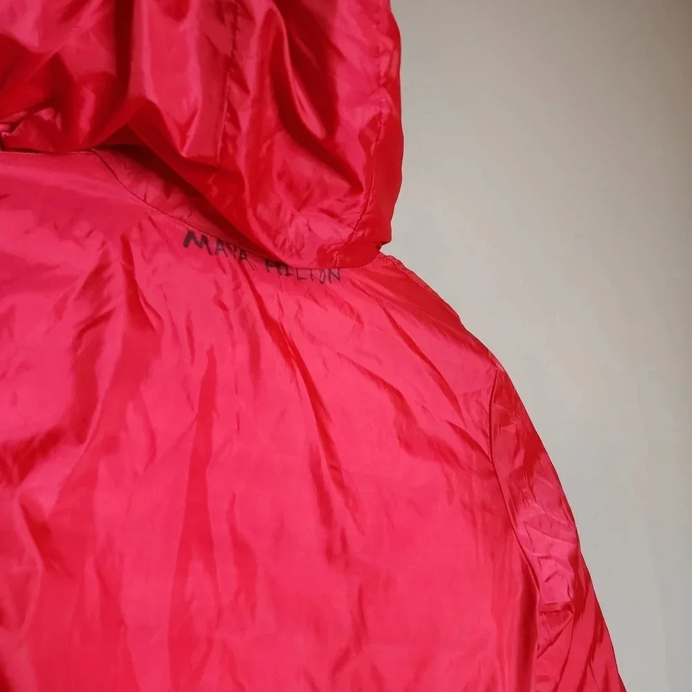 Eddie Bauer reversible down‎ coat.  Pink ombre.
